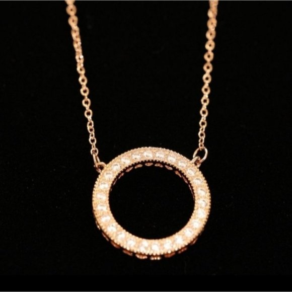 NEW Pandora Circle of Sparkle Necklace - Picture 2 of 8